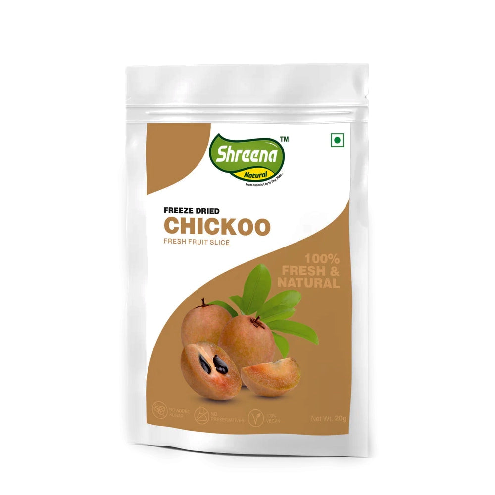 Freeze Dried Chickoo Slice-1